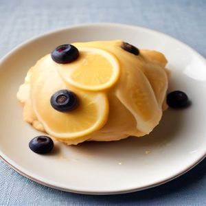 Lemon Blueberry Cream Puffs