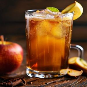 Cinnamon Apple Cider Fizz