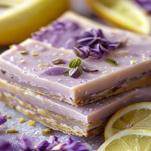 Lemon Lavender Dream Bars