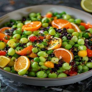 Citrus Edamame Quinoa Salad