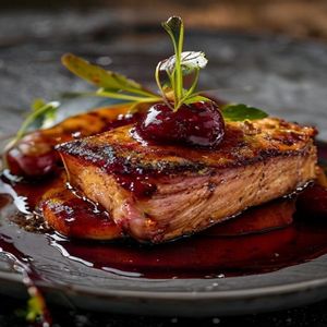Pan-Seared Duck Breast with Cherry Compote