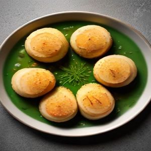 Saffron Crusted Scallops