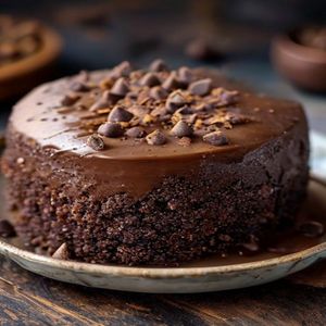 Chocolate Chai Truffle Cake
