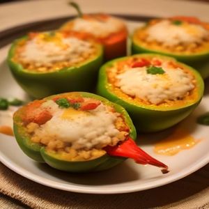 Shawarma Stuffed Bell Peppers