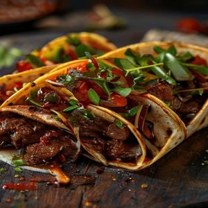 Korean BBQ Beef Tacos
