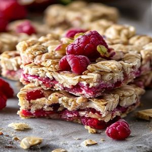 Raspberry Oatmeal Crisp Bars