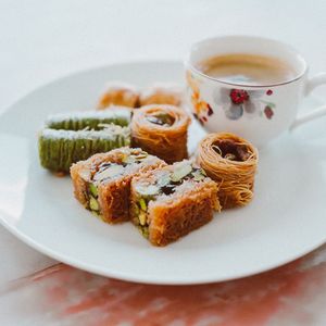 Baklava Cups with Orange Blossom Water