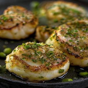 Pistachio Crusted Scallops