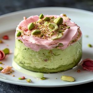 Pistachio Rosewater Mousse