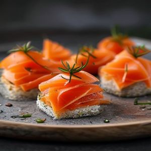 Smoked Salmon Canapés
