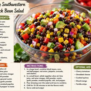 Spicy Southwestern Black Bean Salad