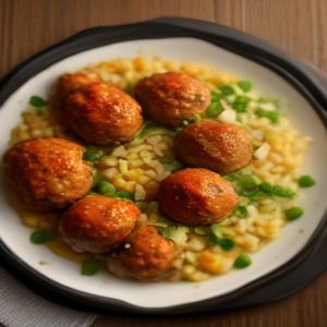 Gormeh Sabzi Stuffed Chicken Koftas