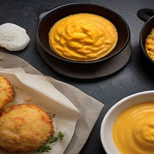 Crispy Cauliflower Fritters with Turmeric Aioli