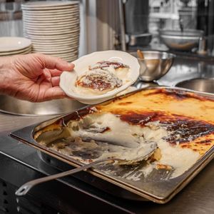 Turkish Delight Rice Pudding with Caramelized Pistachios
