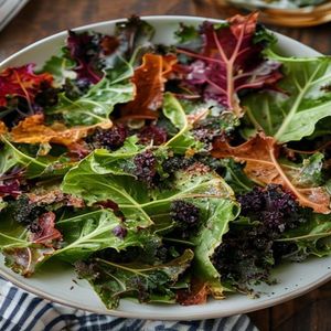 Autumn Kale Caesar Salad