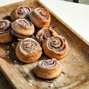 Cinnamon Swirl Brioche Donuts