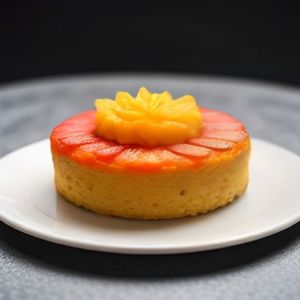 Saffron and Orange Blossom Pudding Cake