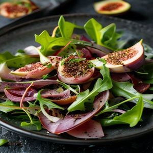 Fig and Prosciutto Arugula Salad