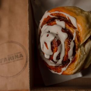 Cinnamon Swirl Buns with Honey and Oat Glaze