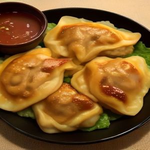 Japanese-Style Teriyaki Chicken Gyoza