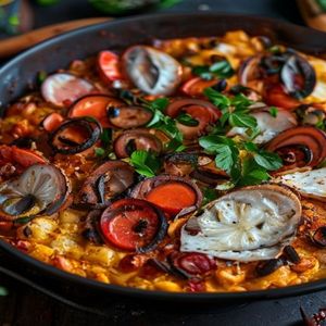 Sicilian Seafood Paella