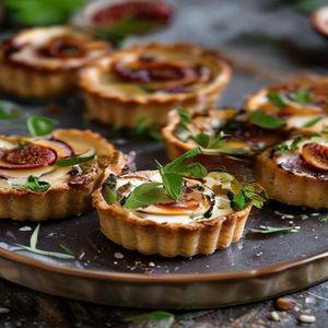 Baked Brie and Fig Tartlets