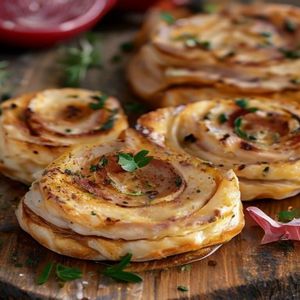 Baked Brie and Prosciutto Pinwheels