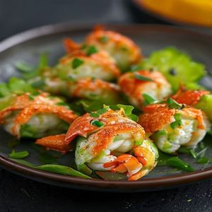 Crab and Avocado Spring Rolls