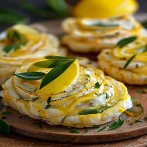 Lemon Herb Goat Cheese Pinwheels