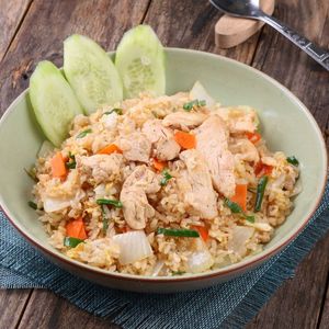 Kung Pao Chicken Fried Rice