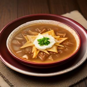 Kyrgyz Kuyrdak-Style Beef and Onion Soup