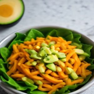 Spiced Carrot and Avocado Salad
