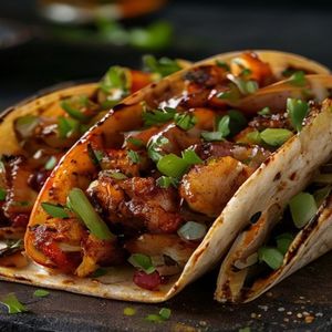 Korean Chicken Tacos