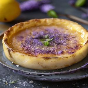 Lemon Lavender Crème Brûlée