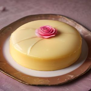 Rose Petal and Almond Cake with Honey Glaze