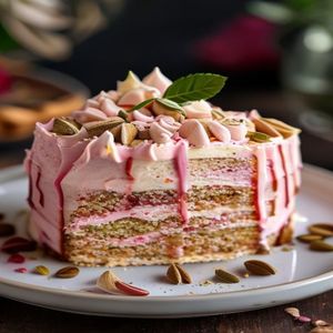 Cardamom Rosewater Cake