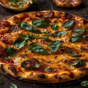 Indian Butter Chicken Pizza