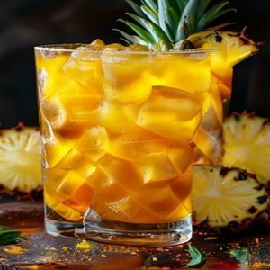 Ginger Pineapple Fizz