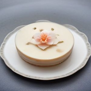 Cardamom and Rose Petal Panna Cotta
