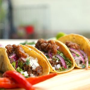 Korean BBQ Beef Tacos