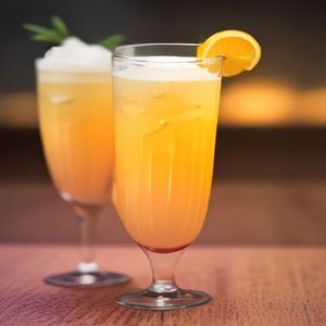 Saffron Sunrise Fizz