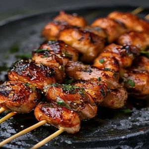 Japanese Teriyaki Chicken Skewers