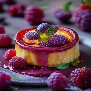 Raspberry Lavender Crème Brûlée