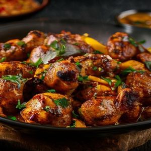 Saffron Chicken Machboos