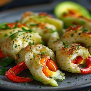 Crab and Avocado Spring Rolls