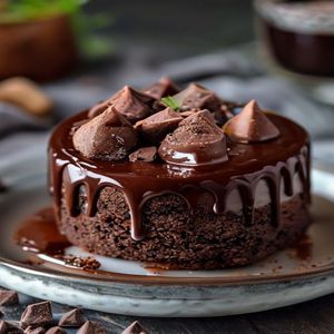 Chocolate Chai Truffle Cake