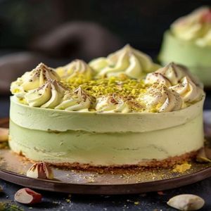 Creamy Pistachio Kulfi Cake