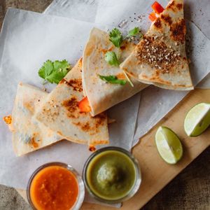 Spicy Pumpkin Empanadas with Cilantro Lime Crema