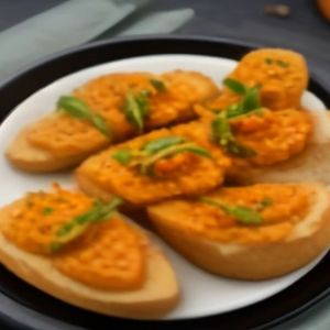 Spicy Pumpkin and Sage Crostini